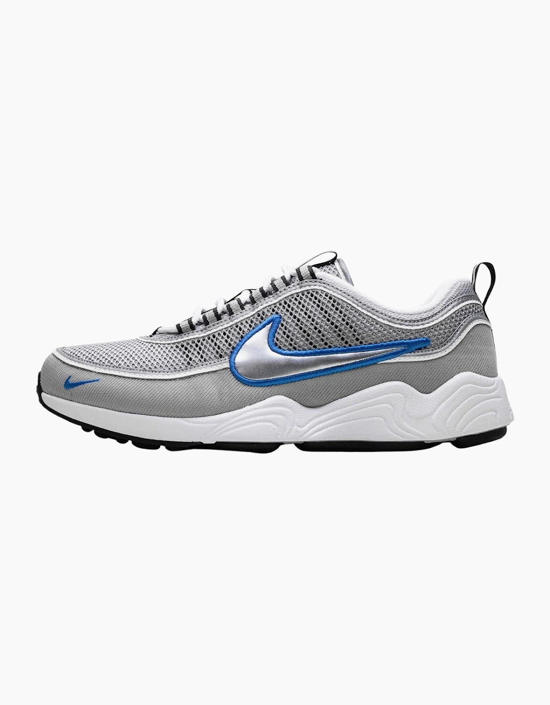 Nike Zoom Spiridon Metallic Silver/Signal Blue Trainers