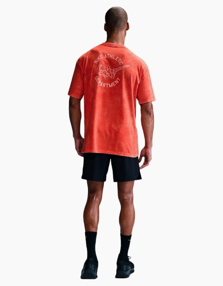 Nike Men's Max90 Fitness Red T-Shirt