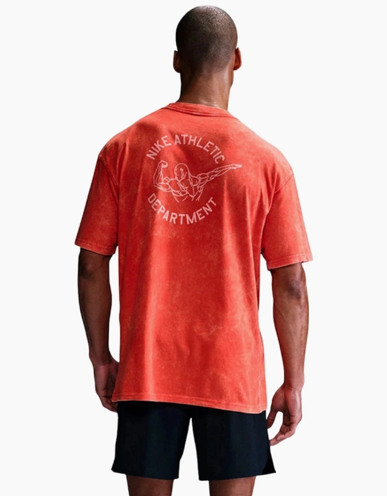 Nike Men's Max90 Fitness Red T-Shirt