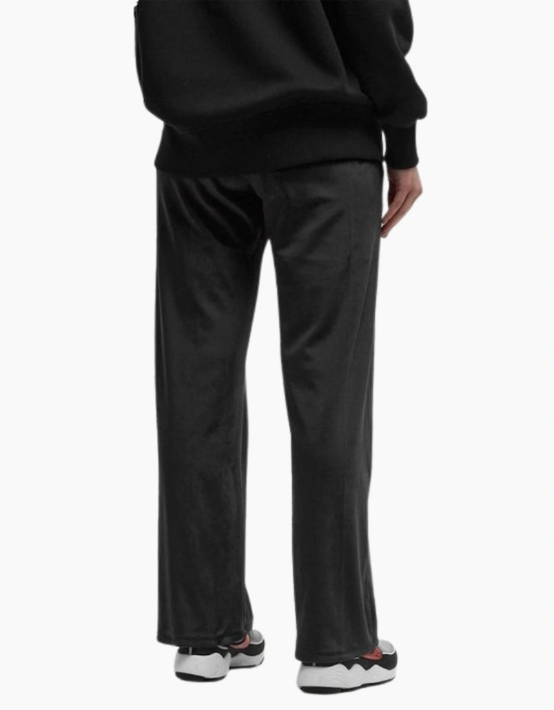 Nike Women's Sportswear Chill Knit Mid-Rise Black Velour Pants