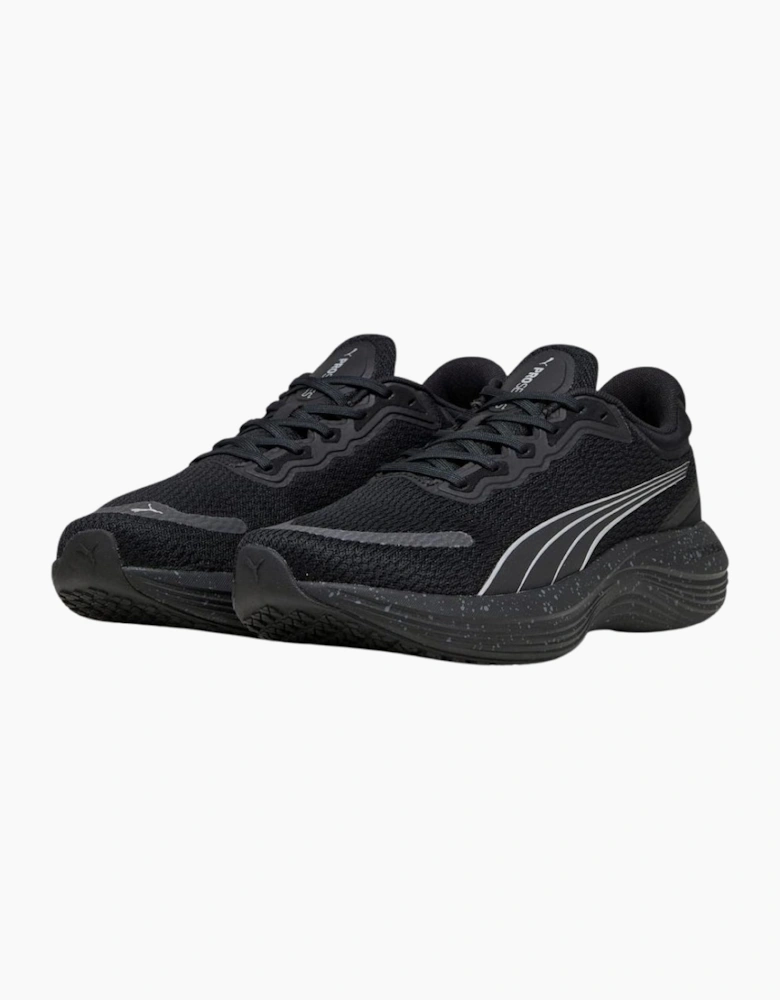 Puma Scend Pro Black Silver Trainers