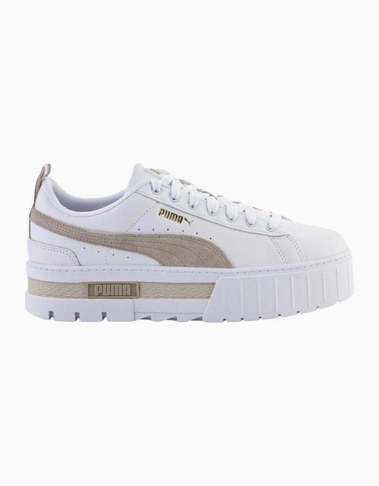 Puma Mayze Lth Platform White Peyote Trainers