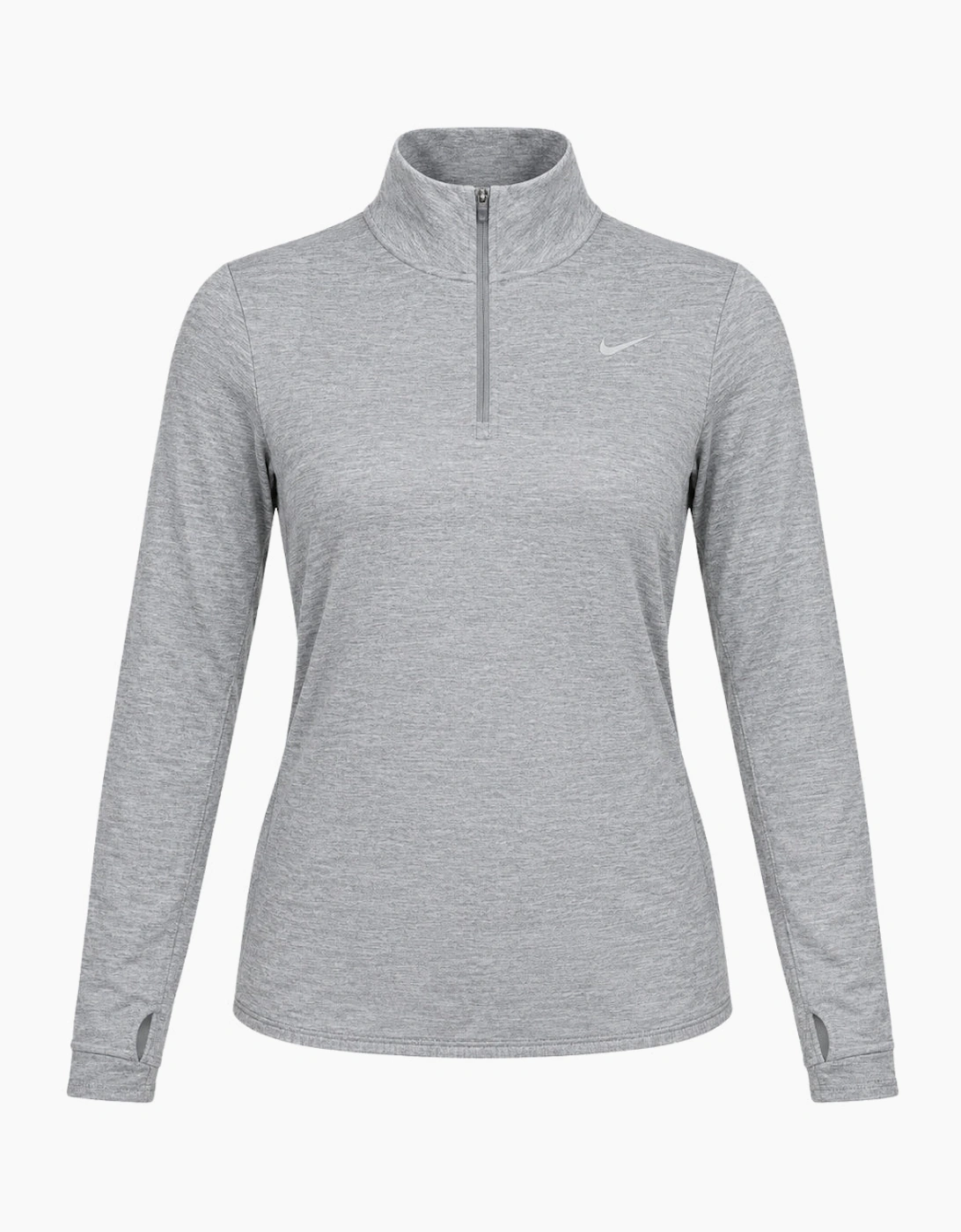 Nike Swift Women's UV Protection 1/4-Zip Smoke Grey Running Top