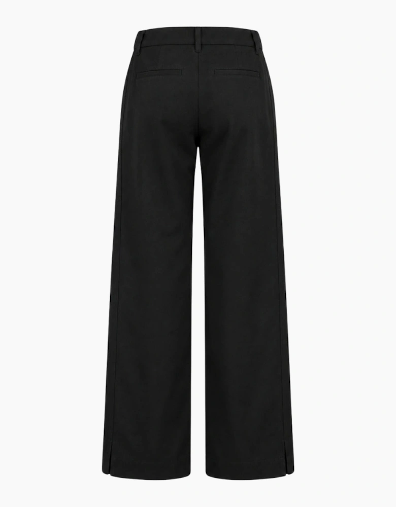Nike Sportswear Collection Women's Mid-Rise Black Twill Trousers