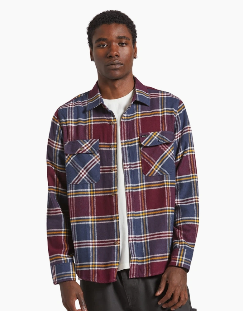 Brixton Mens Bowery Flannel Shacket