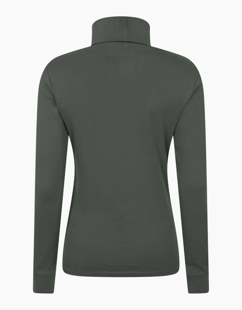 Mountain Warehouse Womens/Ladies Meribel Cotton Roll Neck Long-Sleeved Top