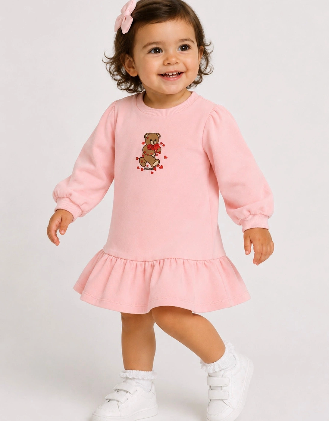 MOSCHINO GIRLS SUGAR ROSE DRESS HAV0H7