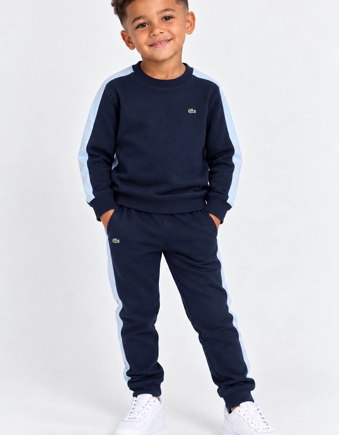 LACOSTE COLOURBLOCK CREW TRACKSUIT 847778/847777