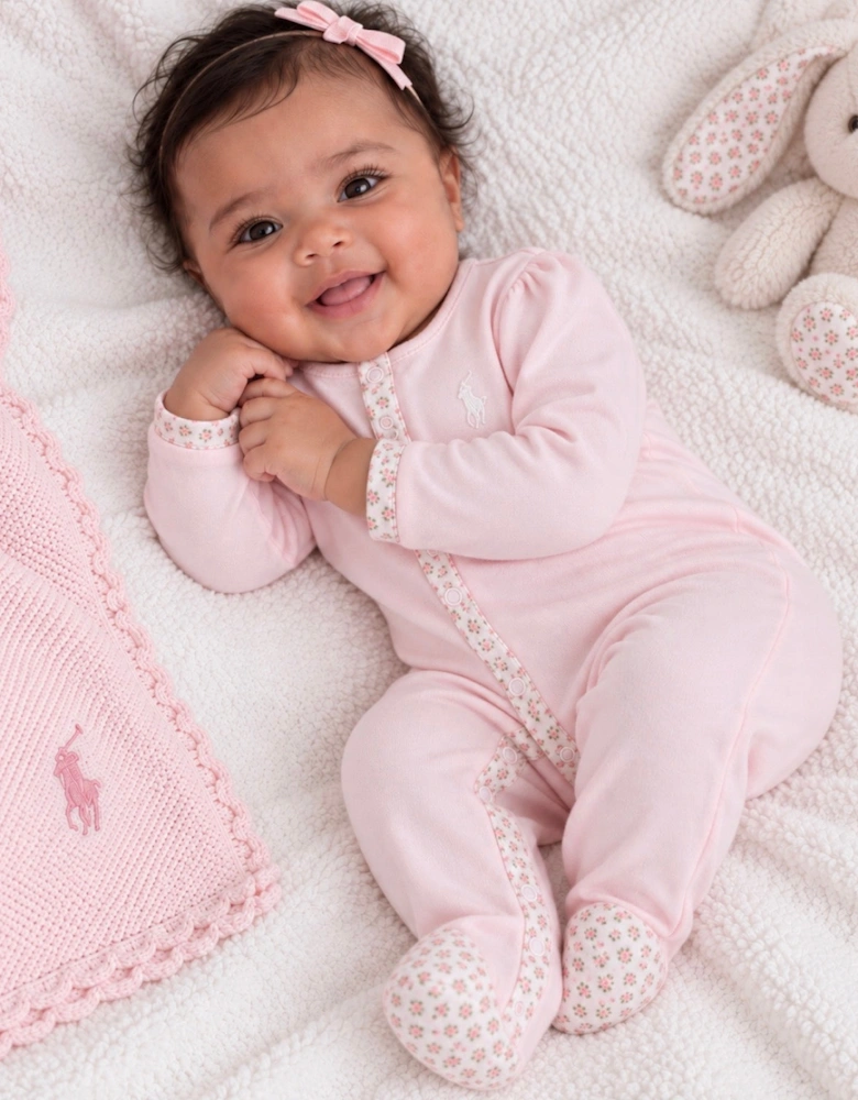 RALPH LAUREN BABY GIRL PINK BABY GROW 52471001