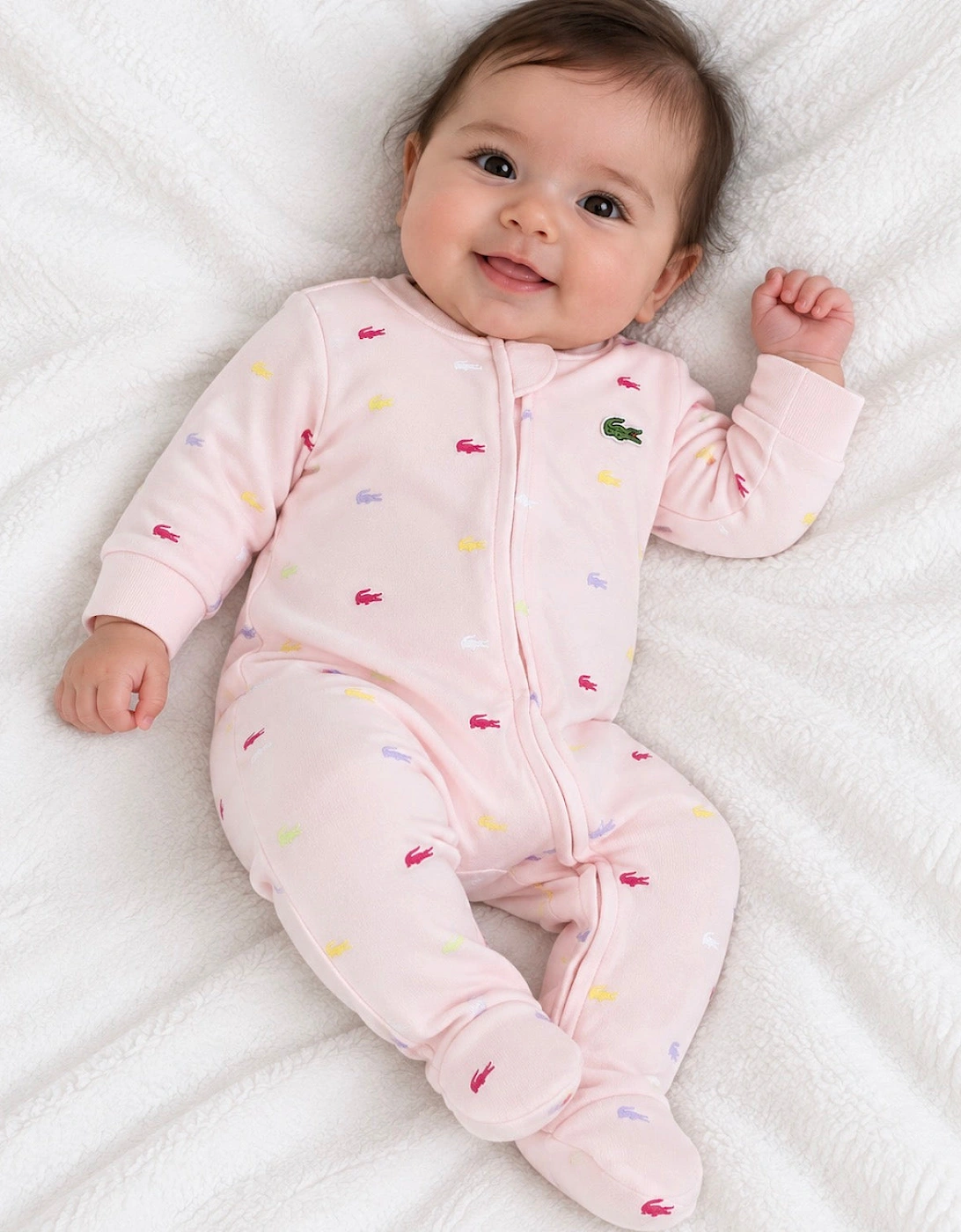 LACOSTE BABY GIRL PINK ALL IN ONE 547357