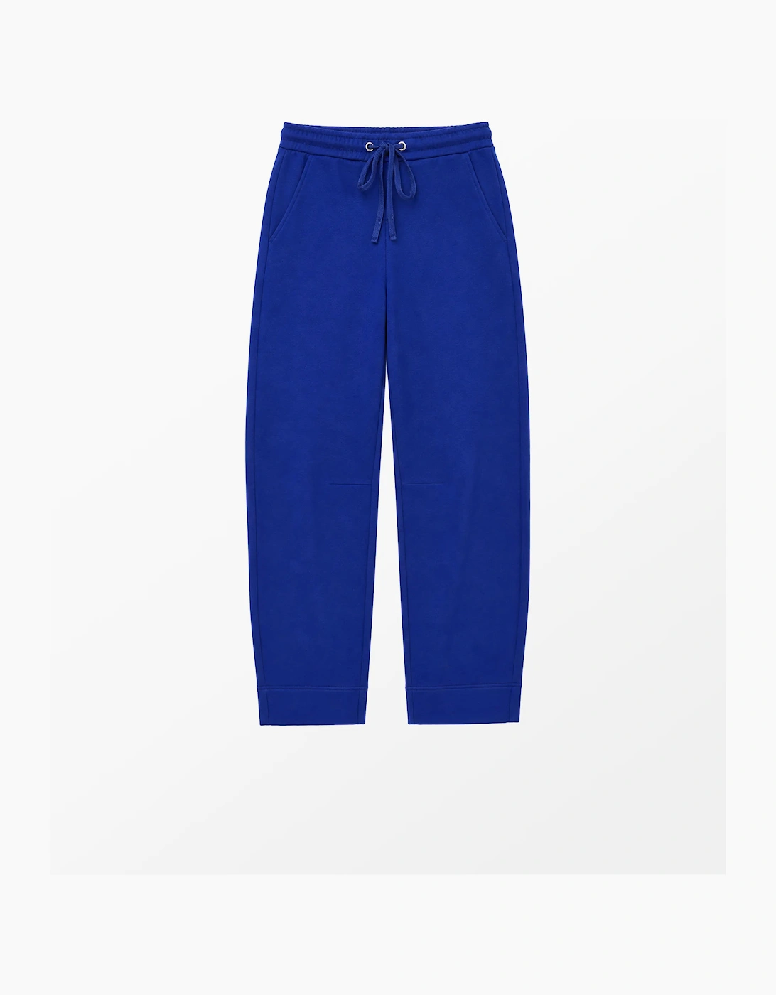 Blue Barrel-Leg Sweatpants