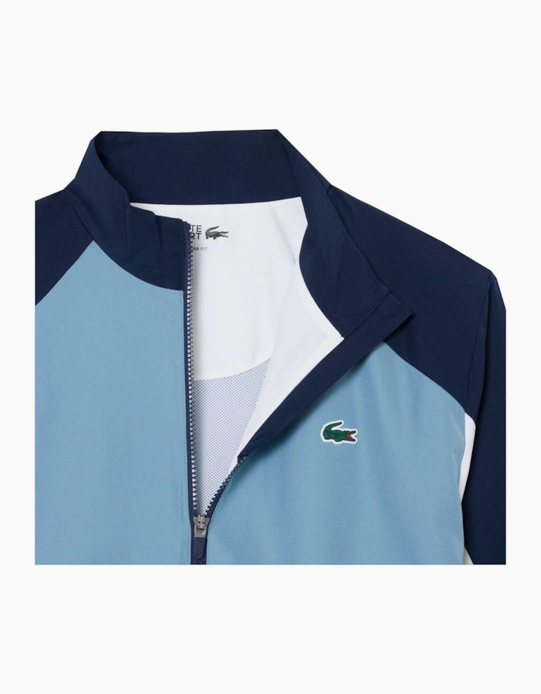 Lacoste Men's Blue, Navy and White Tracksuit