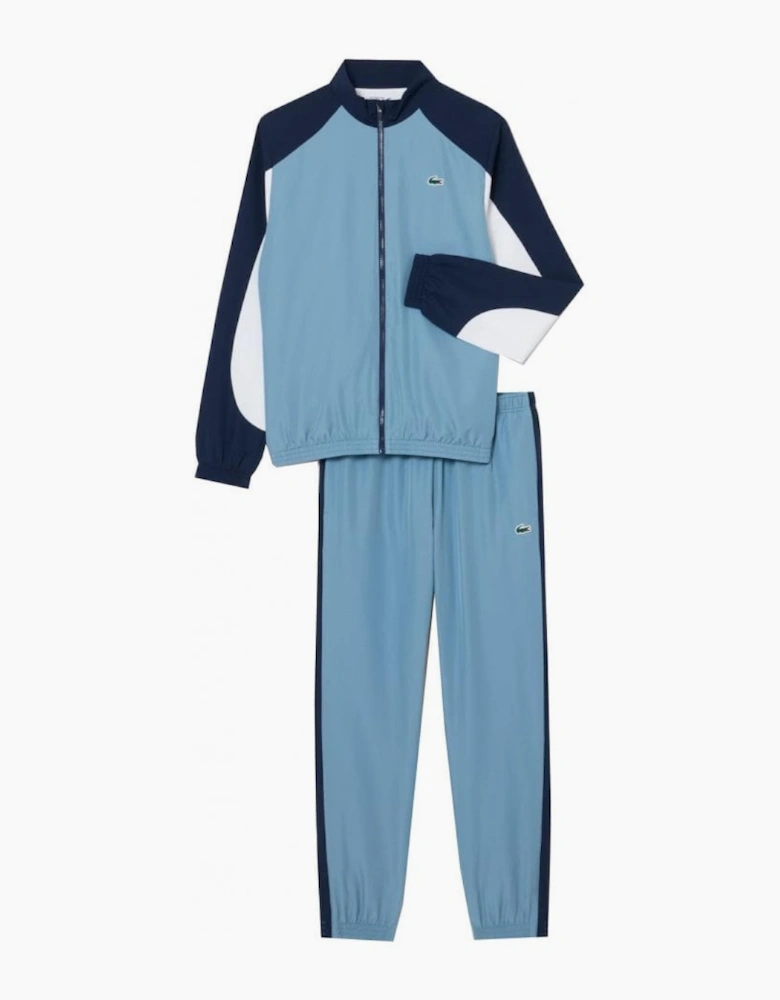 Lacoste Men's Blue, Navy and White Tracksuit
