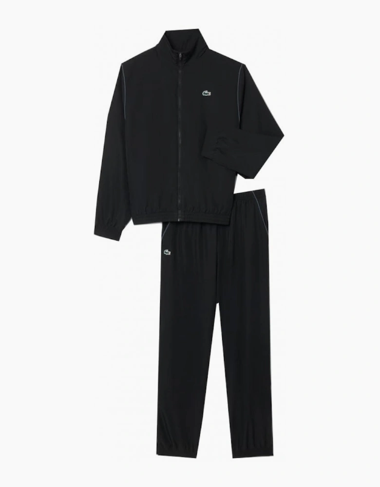 Lacoste Men's Black Tennis Novak Djokovic Tracksuit