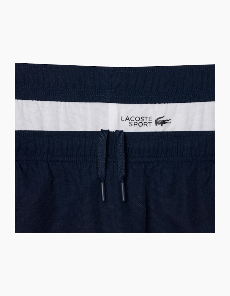 Lacoste Men's White, Blue and Navy colour block Tracksuit