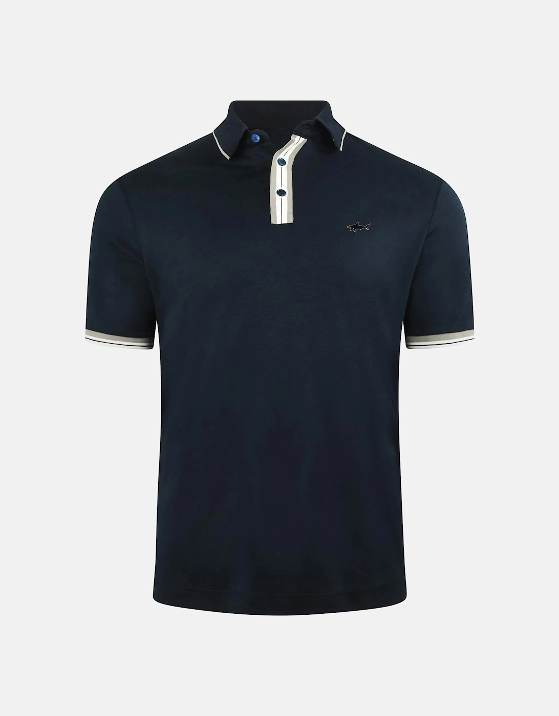 Paul & Shark Men's XSoft Cotton Interlock Polo Navy - Size: 42