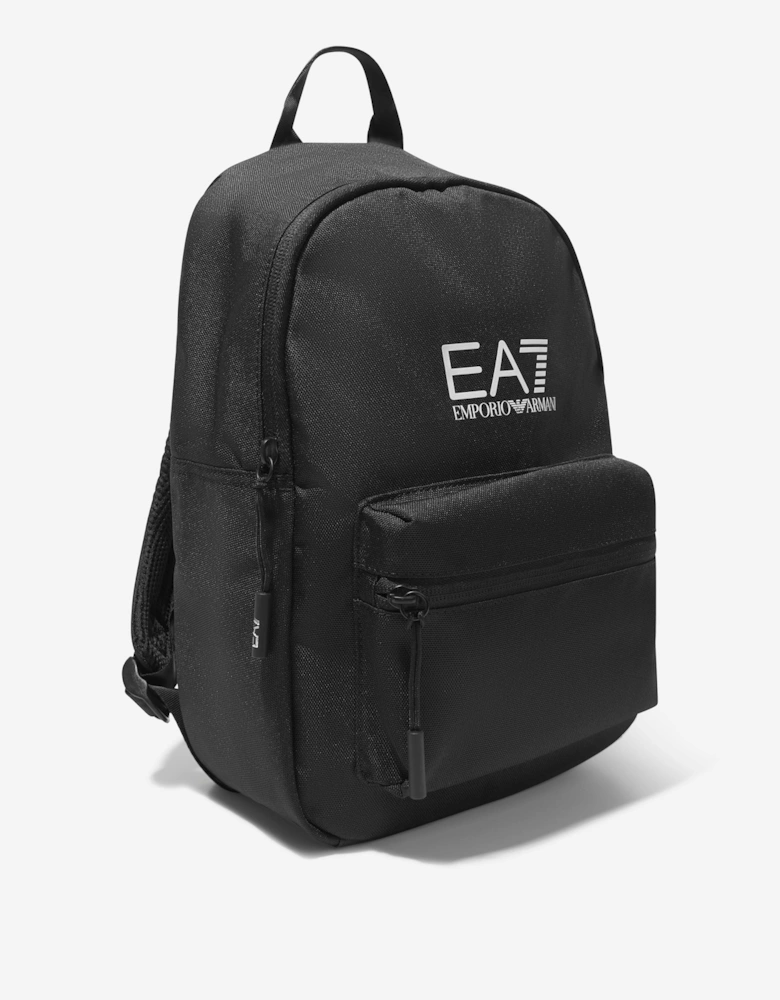 EA7 Emporio Armani Kids Logo Backpack in Black (34cm)