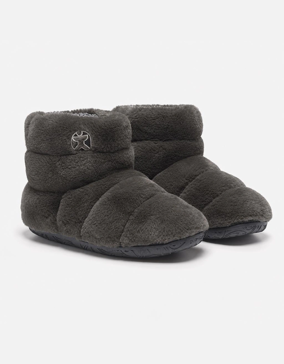 Bedroom Athletics NORTON Mens Slipper Boots Charcoal