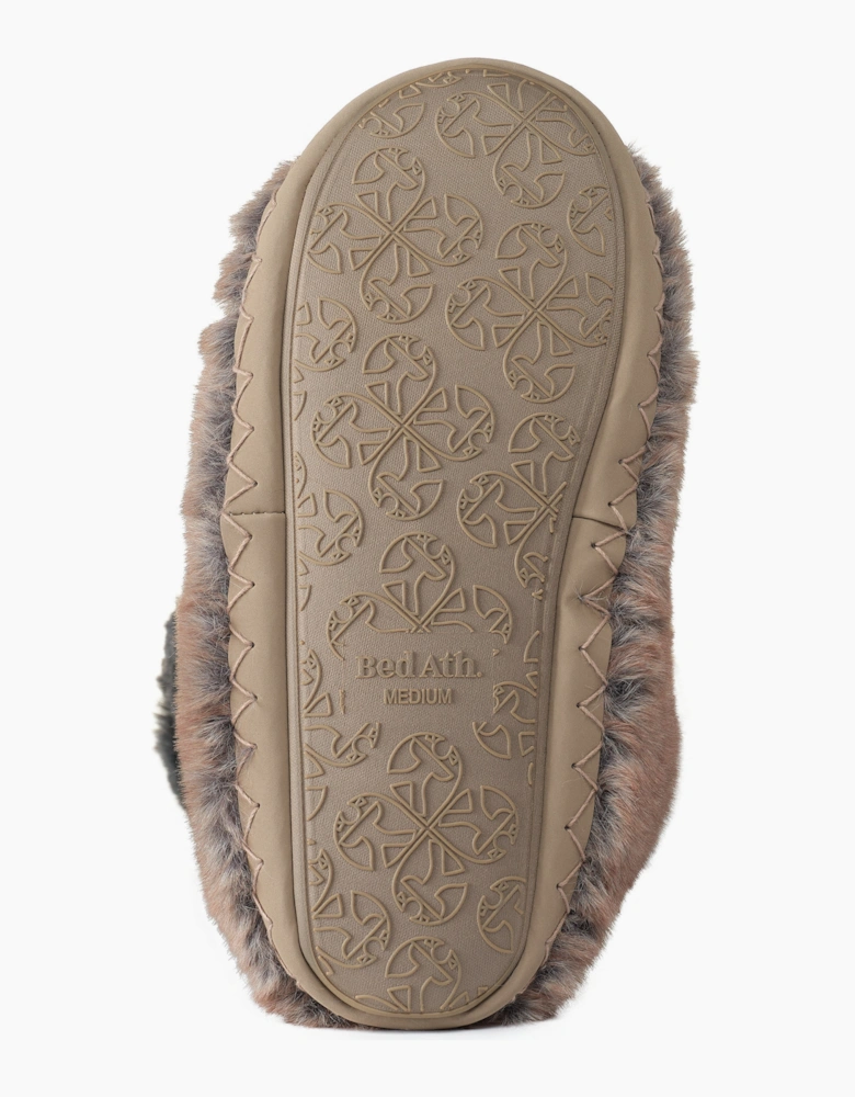 Bedroom Athletics FLORENCE Womens Slipper Boots Patchwork Sable