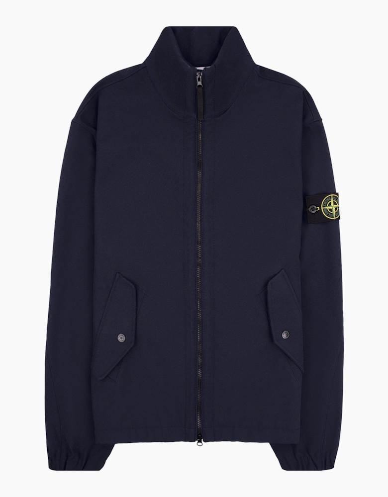 Stone Island 4100022 Light Soft Shell Water Wind Resistant Jacket Navy V0020