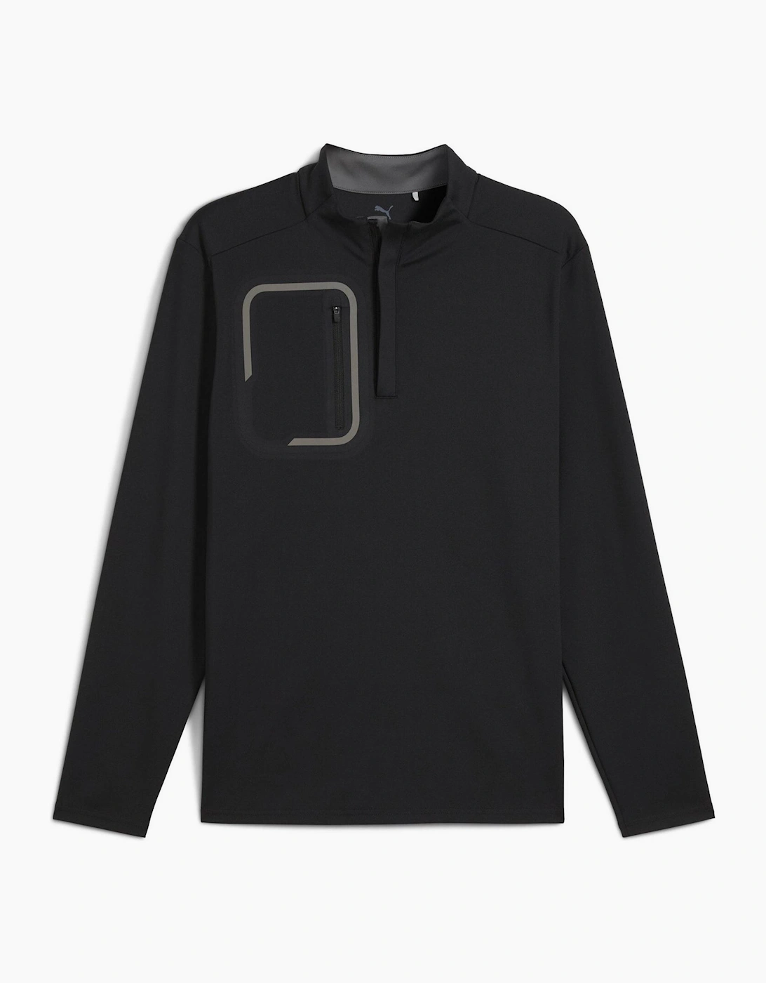 Puma Men's Tech High Neck Long Sleeve Regular Fit Sweater - Black - Size: 2XL