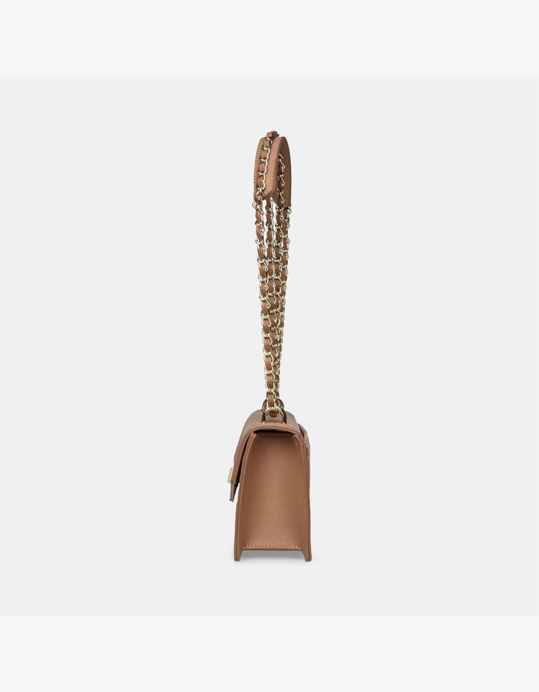 Cross Body Bag with Gold-Tone Hardware