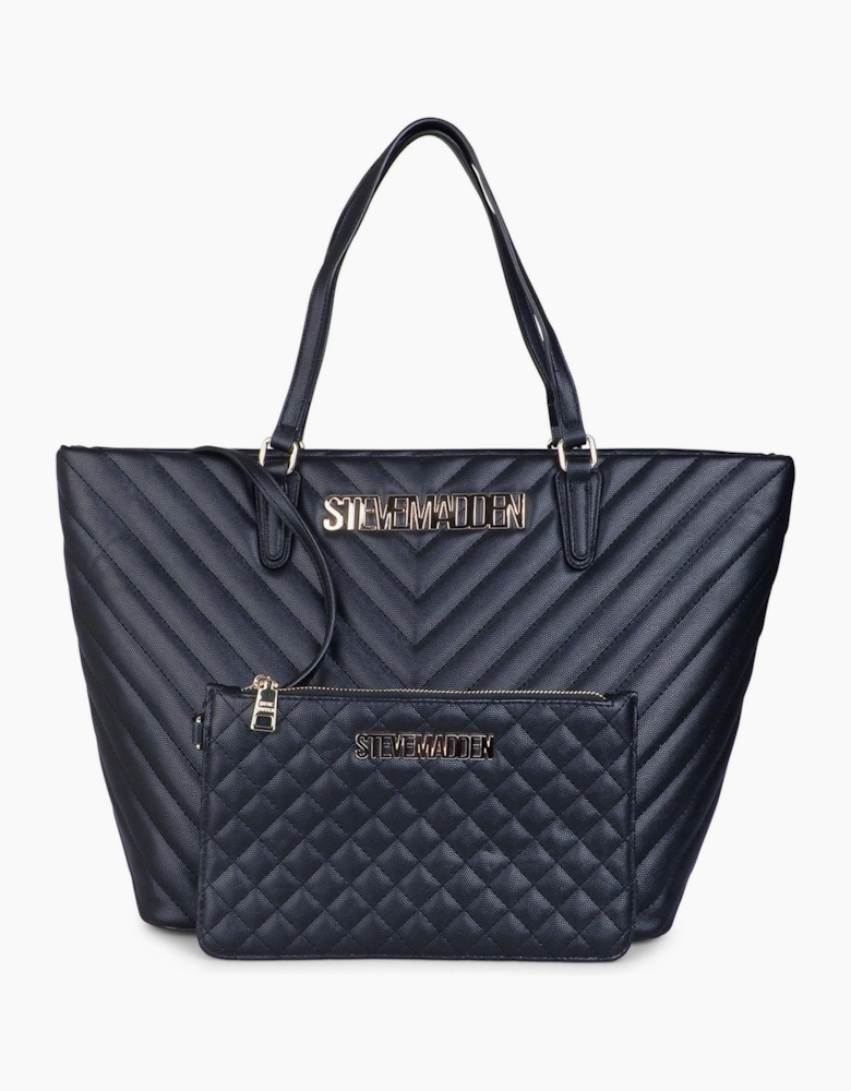 Bjude 2 Textured Tote with Gold-Tone Hardware