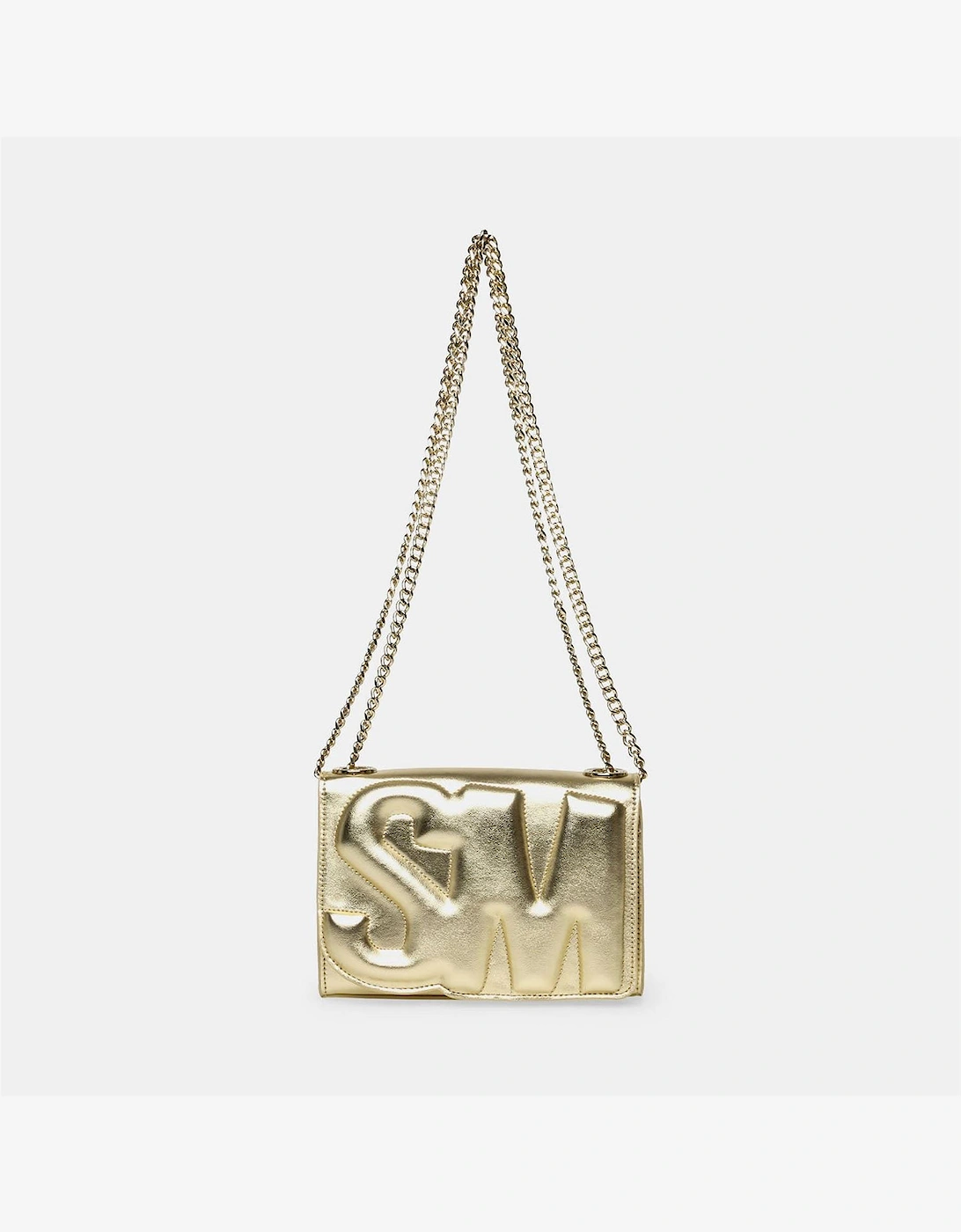 Steve Madden Women's Bzoie Cross Body Bag with Chain - Gold - Size: ONE size