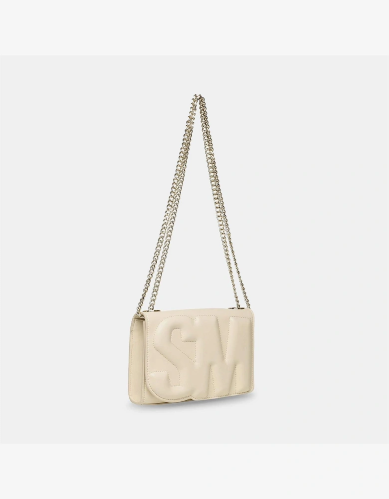 Bzoie Cross Body Bag with Gold Tone Chain