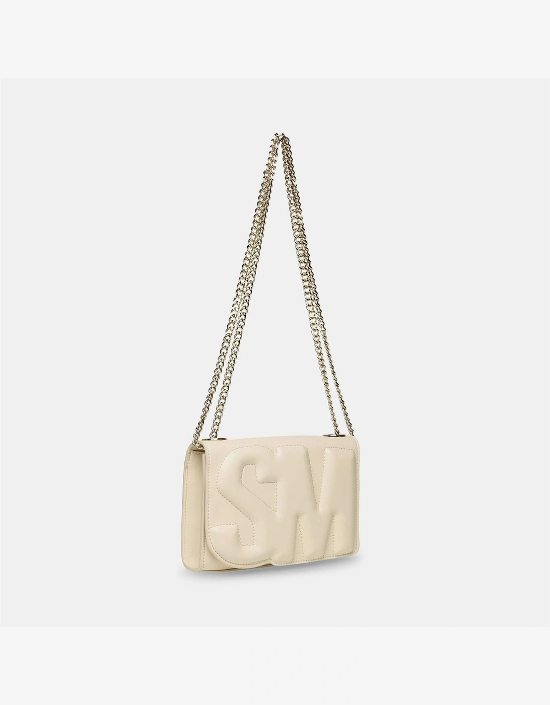 Bzoie Cross Body Bag with Gold Tone Chain