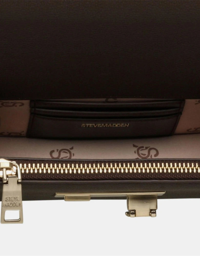 Bnesta Cross Body Bag with Metal Logo