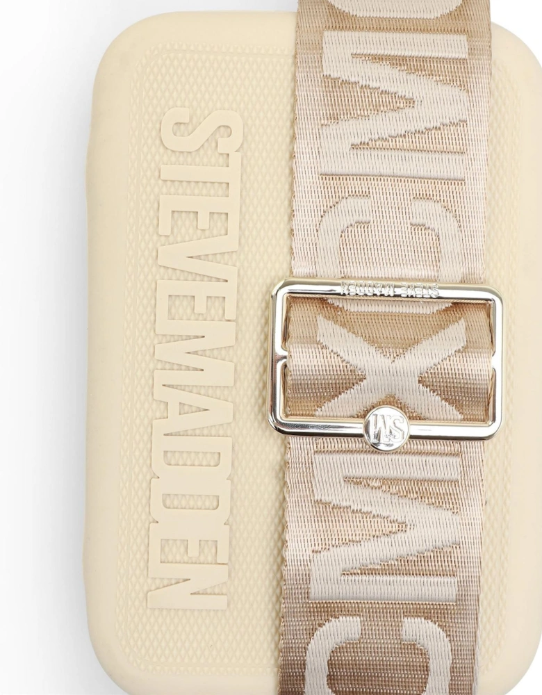 Wordmark Rectangle Shape Sling Bag with Key Case
