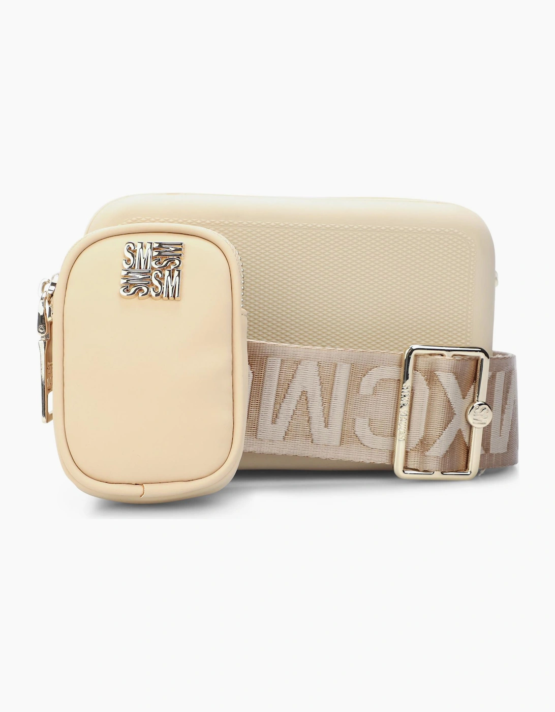 Wordmark Rectangle Shape Sling Bag with Key Case