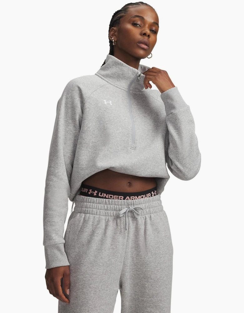 UA Rival Funnel Neck Long Sleeve Raglan Sweatshirt