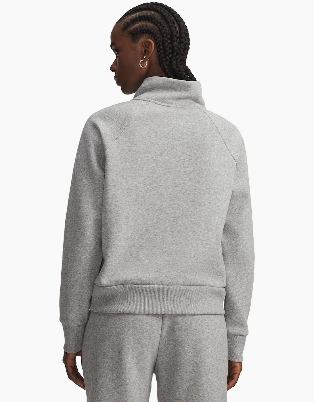 UA Rival Funnel Neck Long Sleeve Raglan Sweatshirt