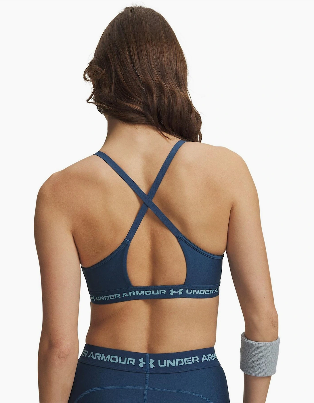 Sports Bra V-Neck Spaghetti Straps Snug Fit