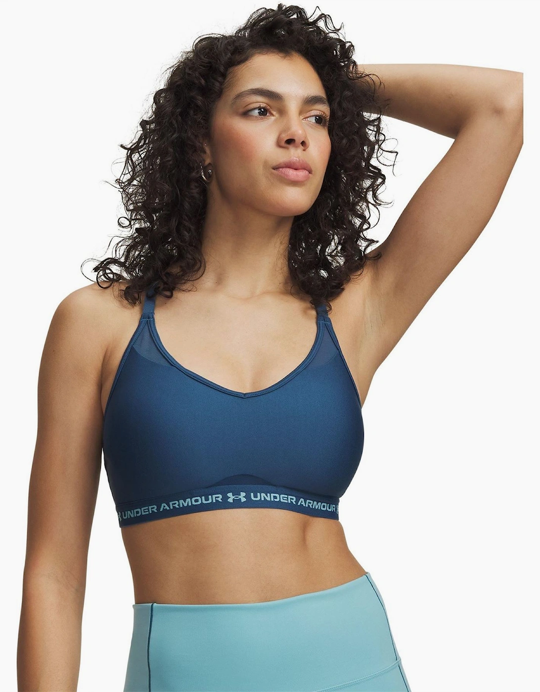 Sports Bra V-Neck Spaghetti Straps Snug Fit