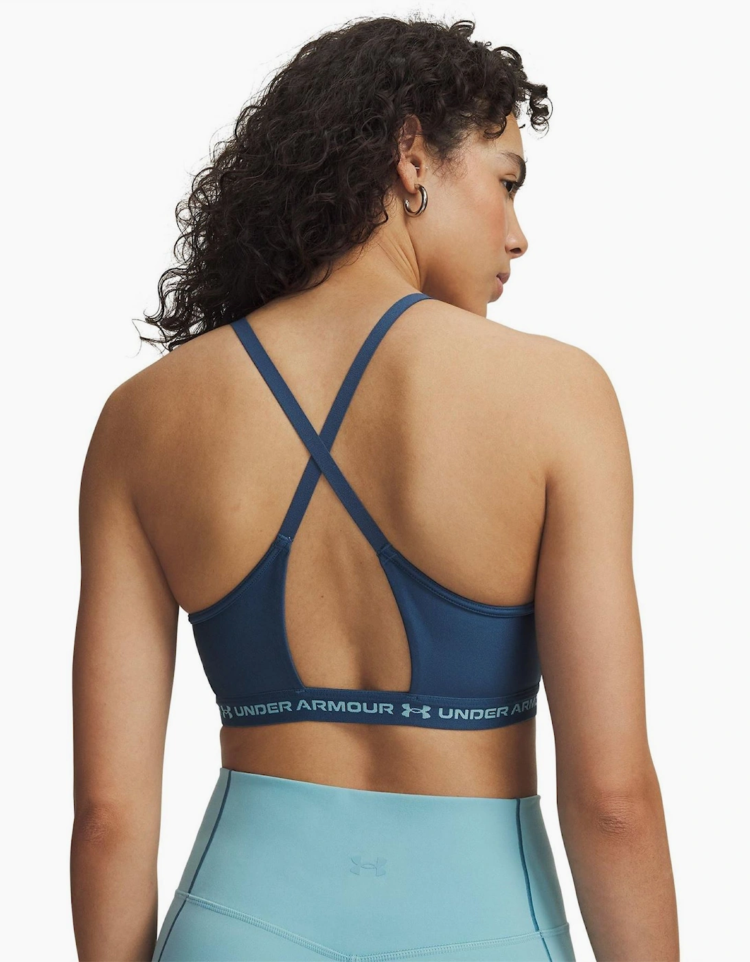 Sports Bra V-Neck Spaghetti Straps Snug Fit