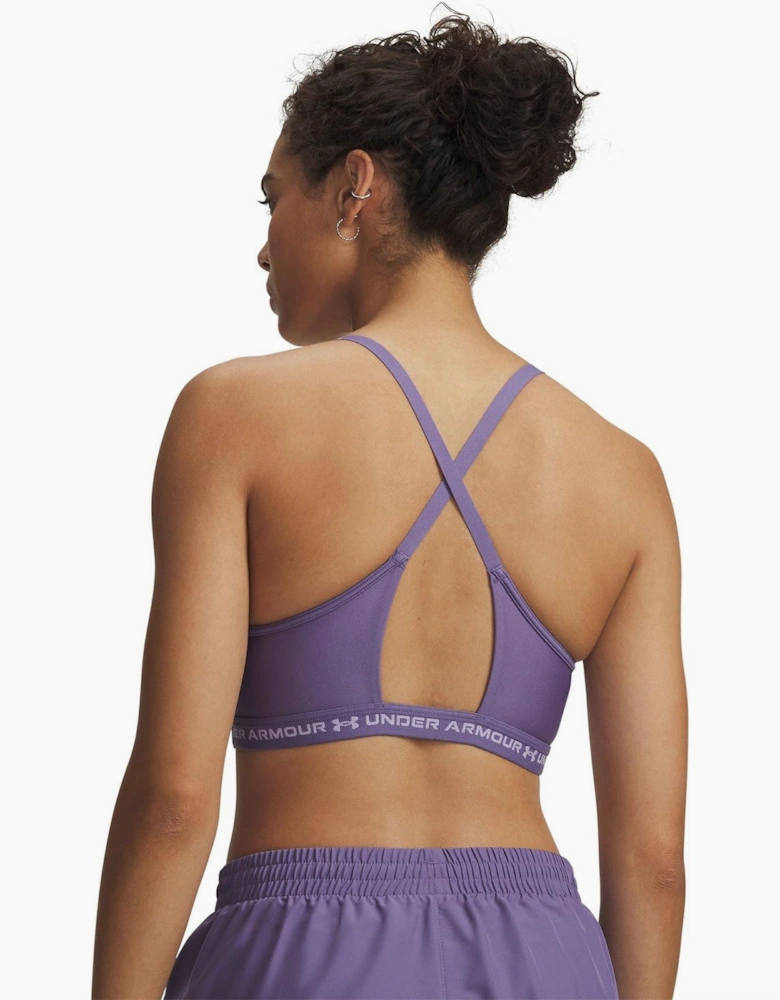 Sports Bra V-Neck Spaghetti Straps Snug Fit