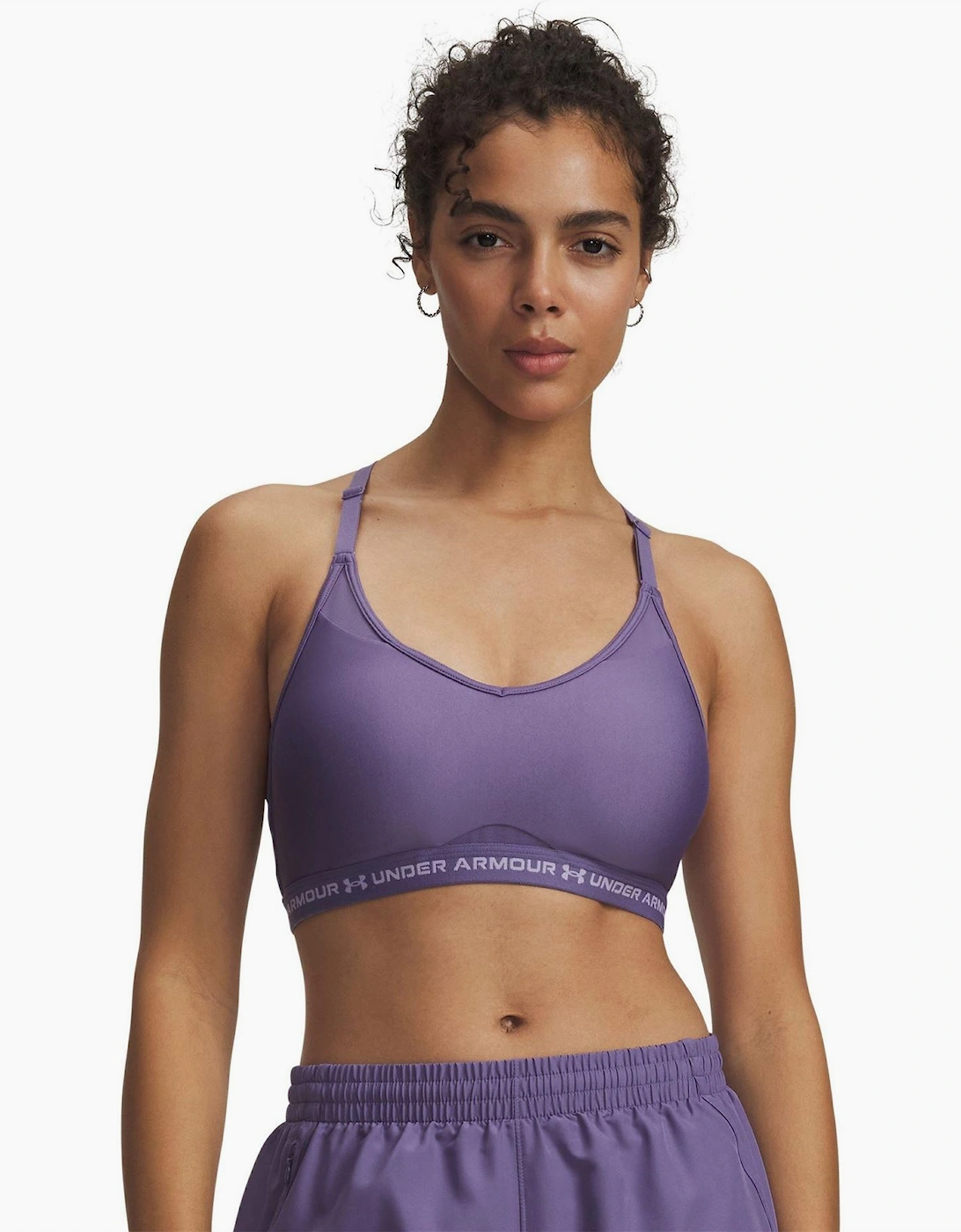 Sports Bra V-Neck Spaghetti Straps Snug Fit