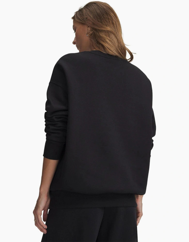 Oversized Crew Neck Drop Shoulder Sweatshirt