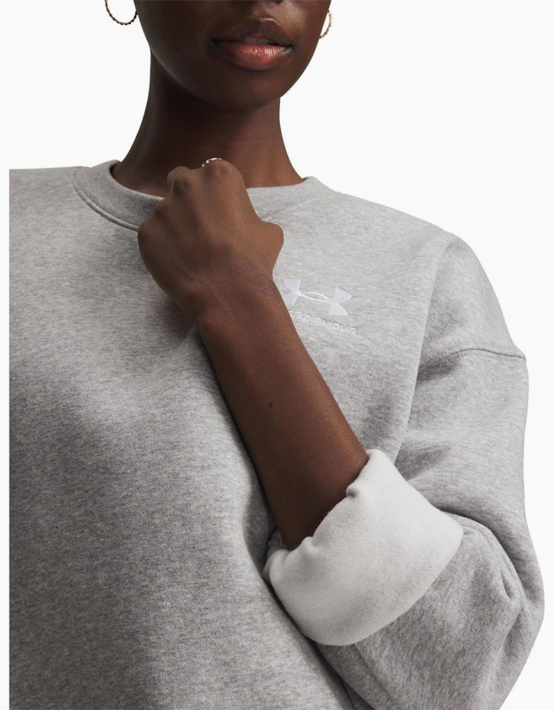 Oversized Crew Neck Drop Shoulder Sweatshirt