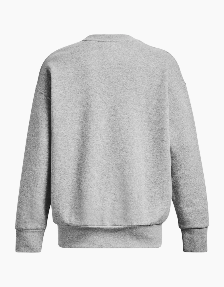 Oversized Crew Neck Drop Shoulder Sweatshirt