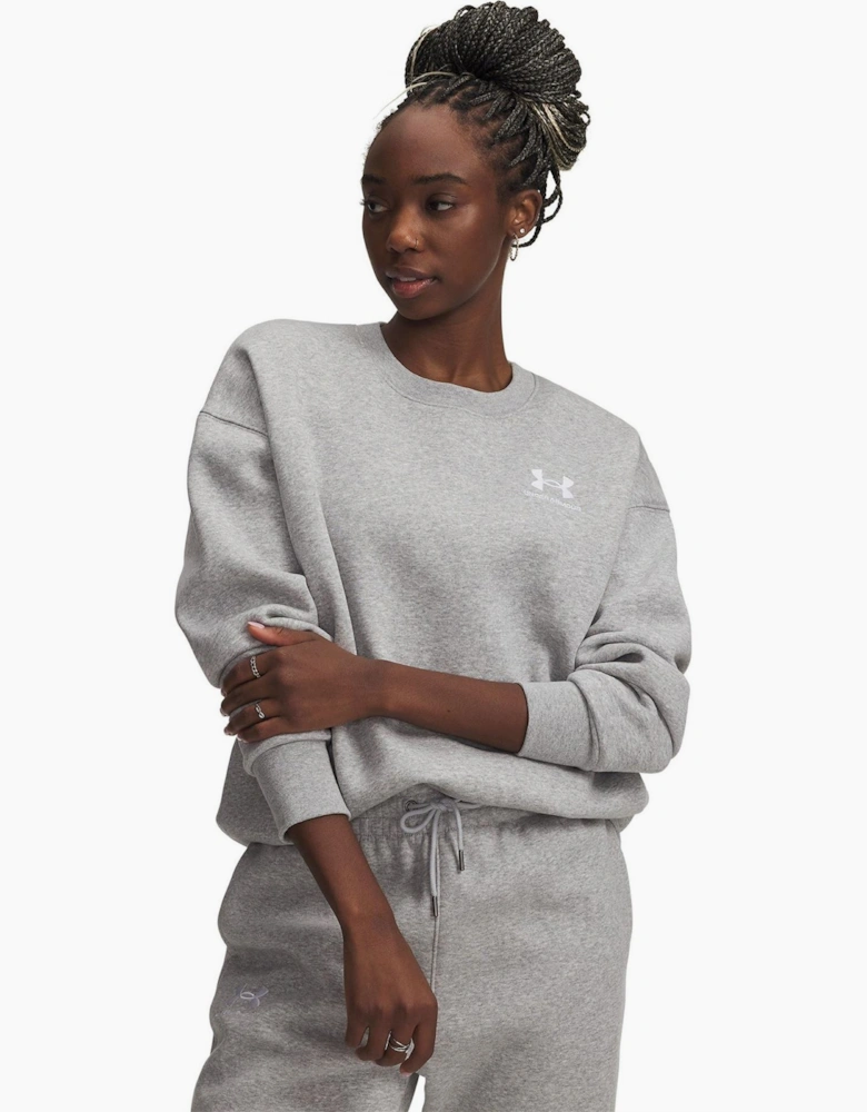 Oversized Crew Neck Drop Shoulder Sweatshirt