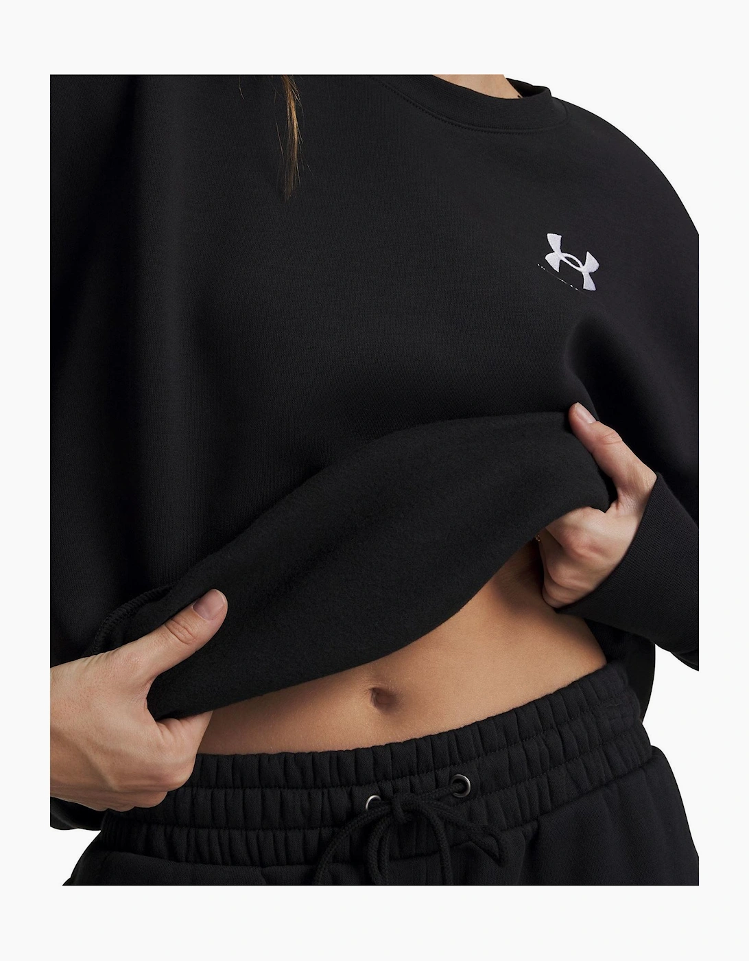 Oversized Crew Neck Drop Shoulder Sweatshirt