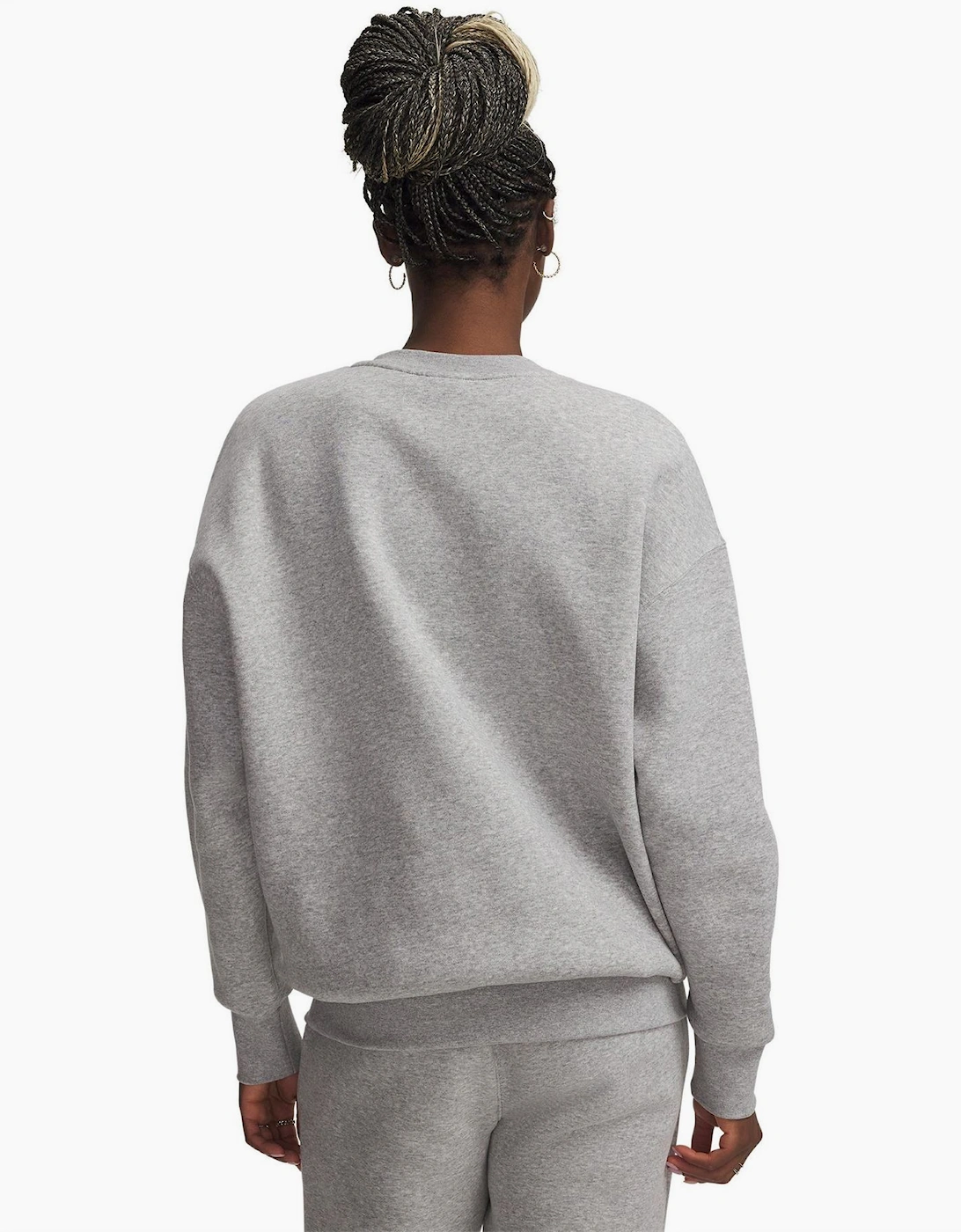 Oversized Crew Neck Drop Shoulder Sweatshirt