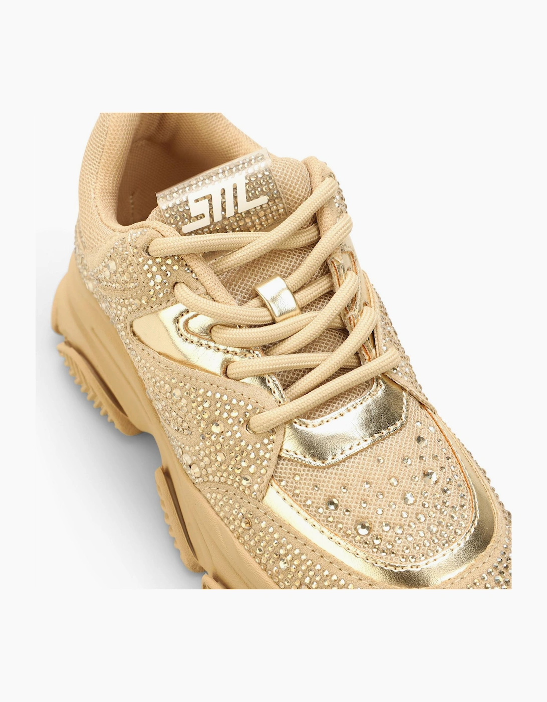 Juniors Privy Metallic Lace-Up Sneakers