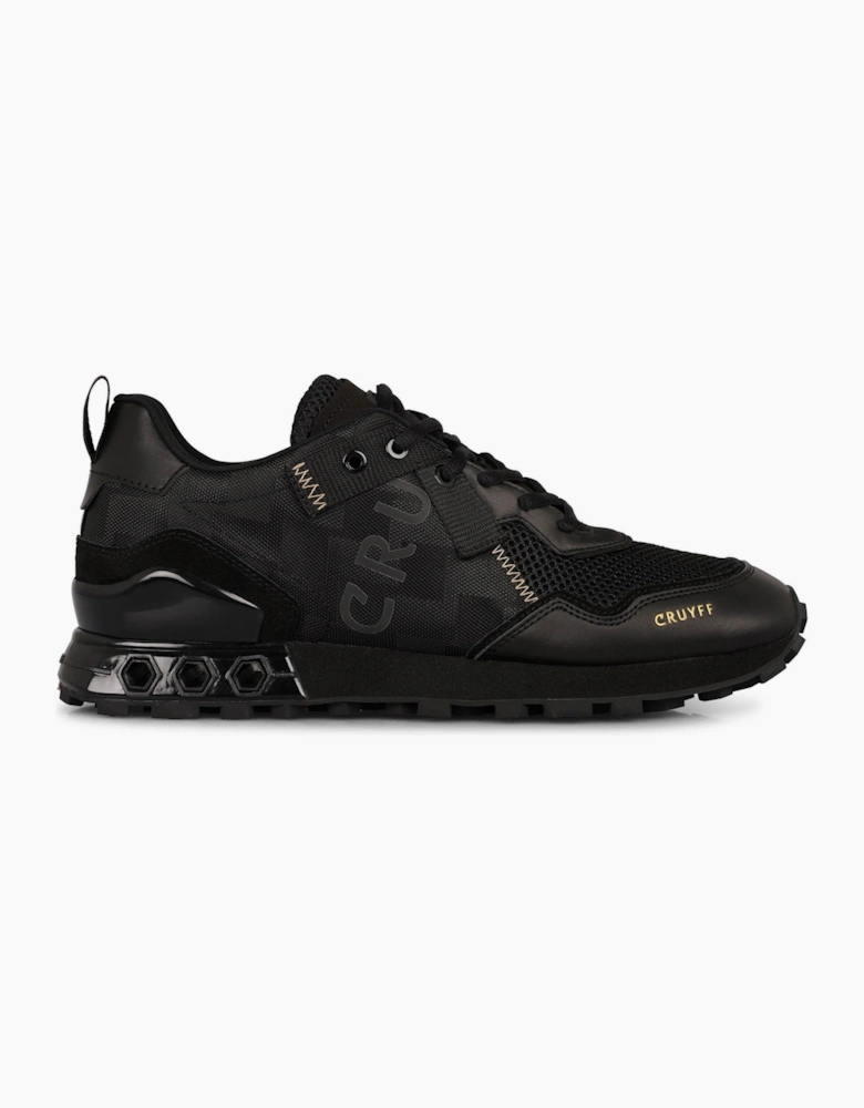 Superbia Hex Logo Print Lace-Up Sneakers