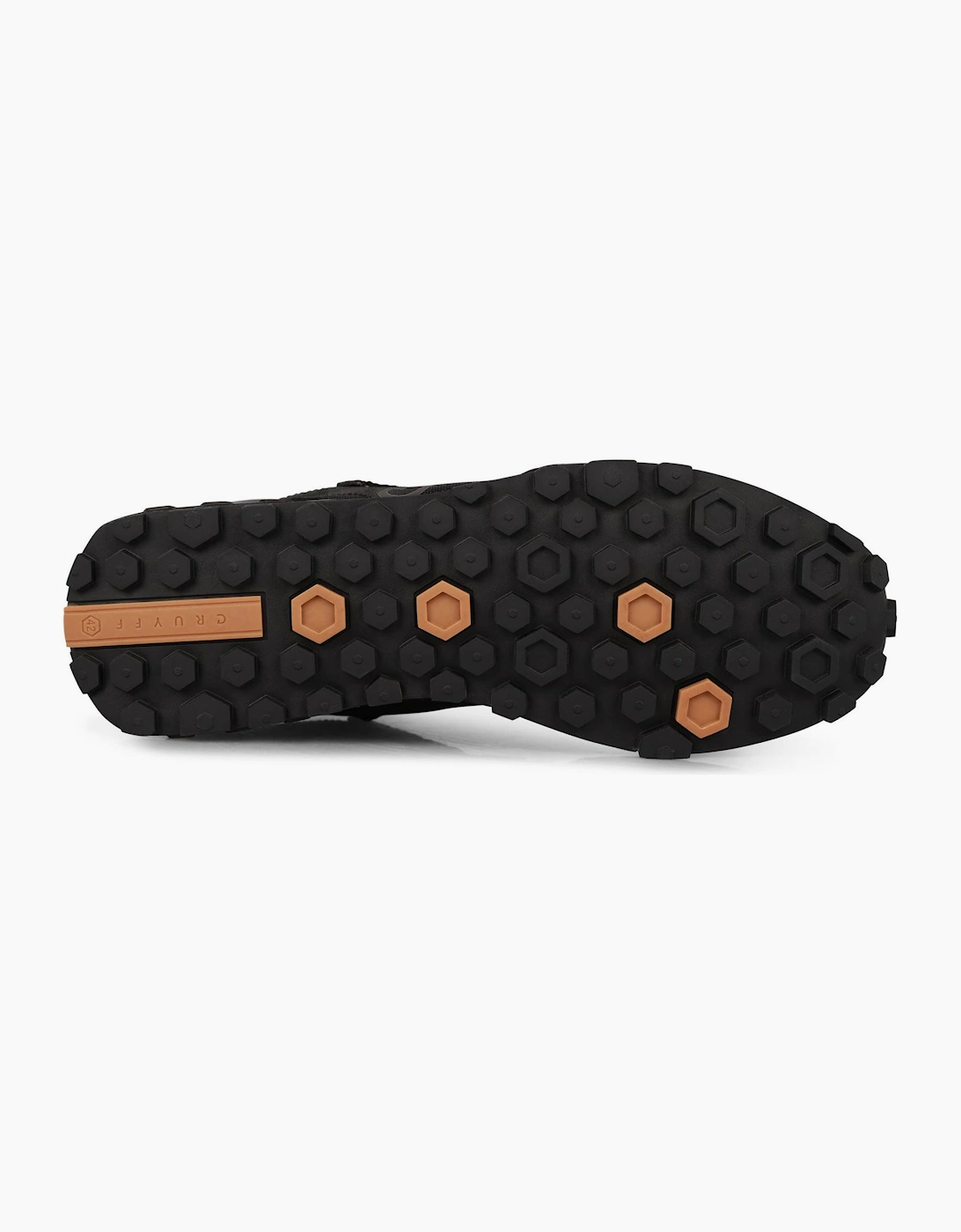 Superbia Hex Logo Print Lace-Up Sneakers