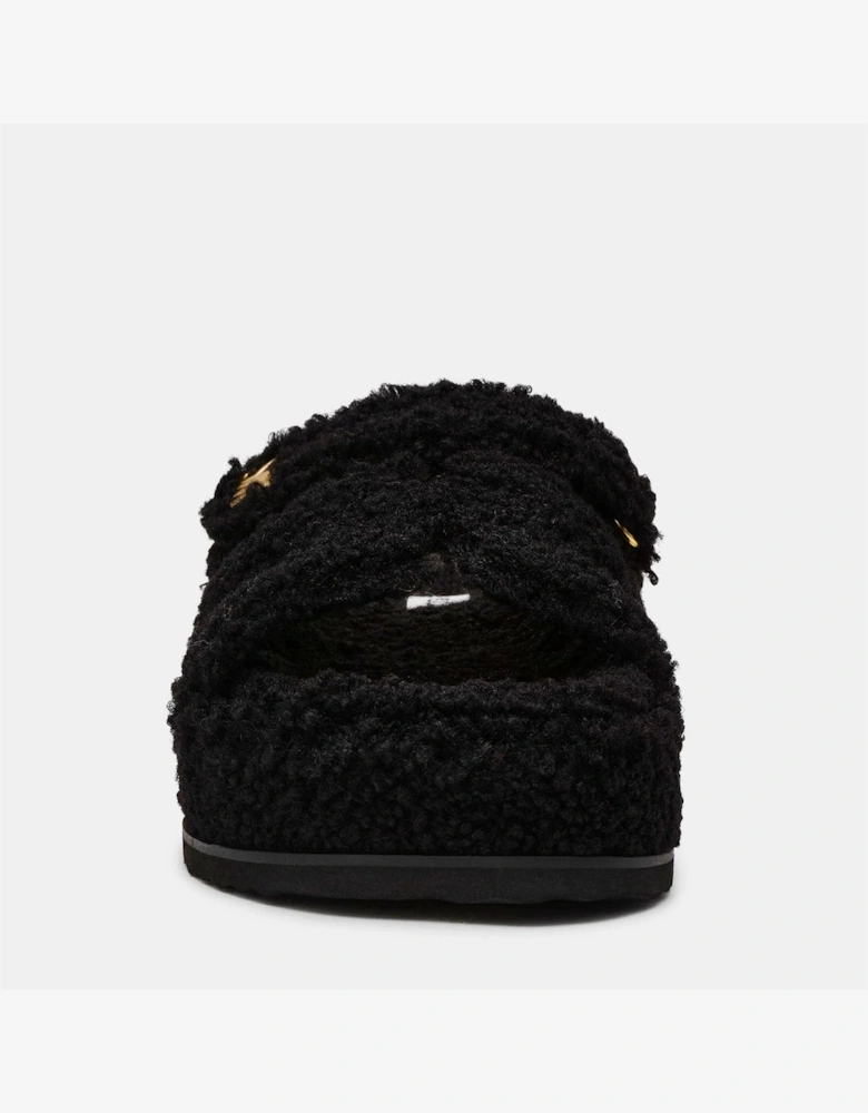Big Missile F Textured Open Toe Slides